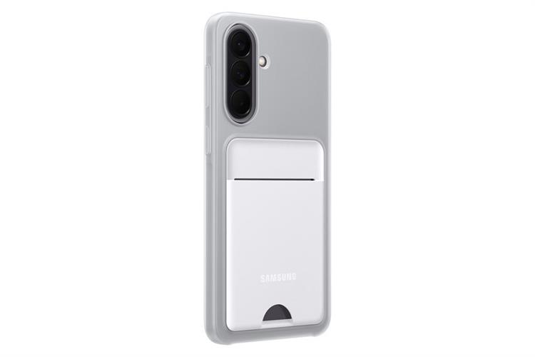 Ốp lưng Galaxy A57 PC TPU có khe thẻ Samsung Chính hãng Màu Xám nhạt