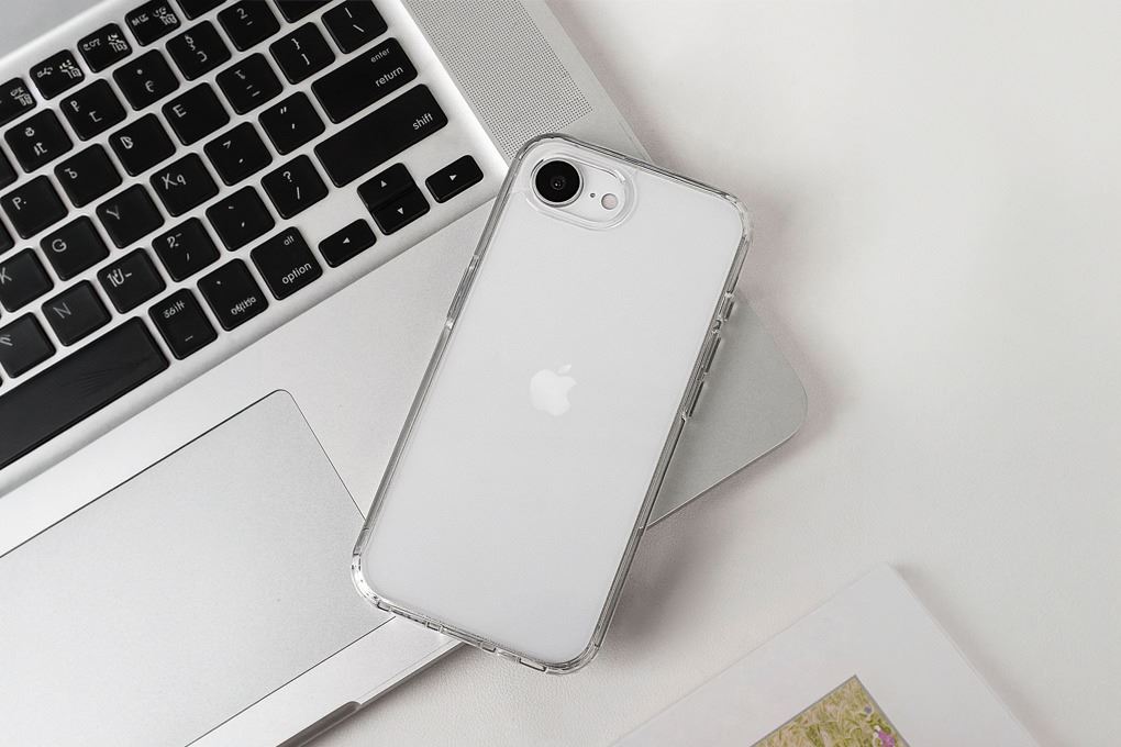 Ốp lưng iPhone 17e/iPhone 16e TPU MIPOW TSE4-CR Màu Trắng