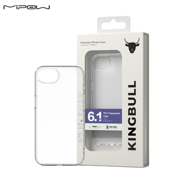Ốp lưng iPhone 17e/iPhone 16e TPU MIPOW TSE4-CR