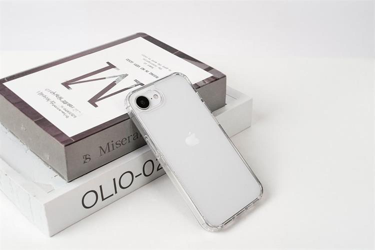 Ốp lưng iPhone 17e/iPhone 16e PC TPU MIPOW PSE4-CR Màu Trắng