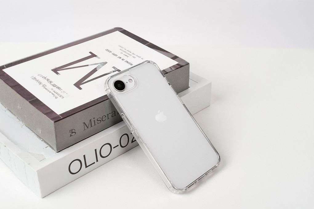 Ốp lưng iPhone 17e/iPhone 16e PC TPU MIPOW PSE4-CR Màu Trắng