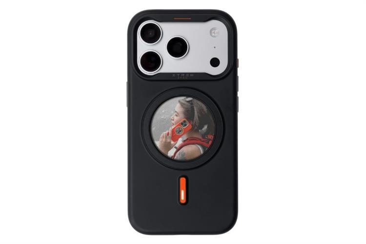 Ốp lưng MagSafe iPhone 17 Pro PC TPU XTREM Screen Smart-Image Màu Đen