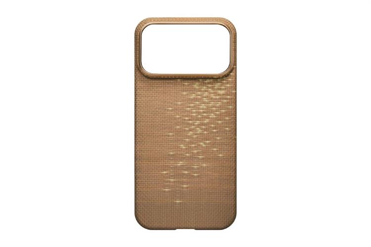 Ốp lưng MagSafe iPhone 17 Pro Aramid PITAKA Ultra Slim có PitaTap Màu Vàng