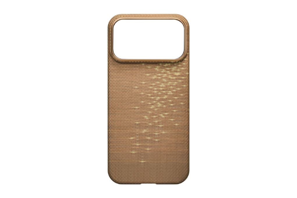 Ốp lưng MagSafe iPhone 17 Pro Aramid PITAKA Ultra Slim có PitaTap Màu Vàng