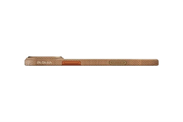 Ốp lưng MagSafe iPhone 17 Pro Aramid PITAKA Ultra Slim có PitaTap Màu Vàng