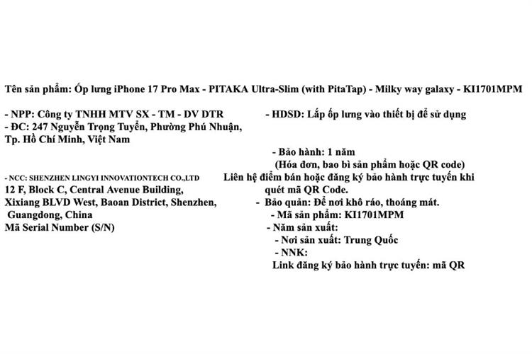 Ốp lưng MagSafe iPhone 17 Pro Max Aramid PITAKA Ultra Slim có PitaTap Màu Xanh Đậm