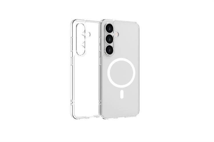 Ốp lưng Magnet Galaxy S25 PC TPU AVA+ OC Pure Slim Màu Trắng