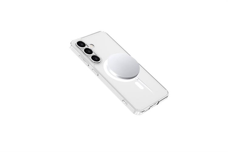 Ốp lưng Magnet Galaxy S25 PC TPU AVA+ OC Pure Slim Màu Trắng