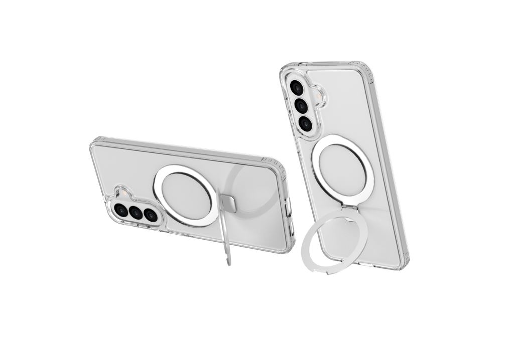 Ốp lưng vòng đỡ Magnet Galaxy A57 PC TPU AVA+ OC Anti Yellow Màu Trắng