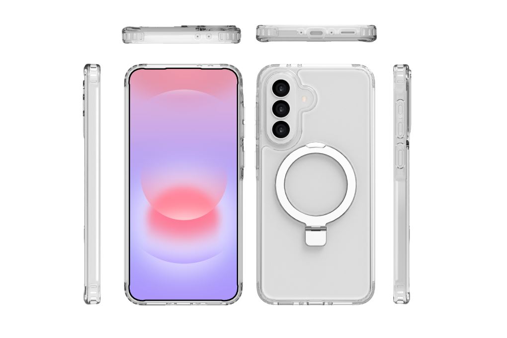 Ốp lưng vòng đỡ Magnet Galaxy A37 PC TPU AVA+ OC Anti Yellow Màu Trắng