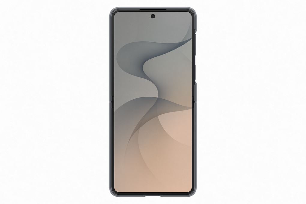 Ốp lưng Galaxy Z Flip8 Magnet Kèm Vòng Silicone PC SAMSUNG Màu Đen