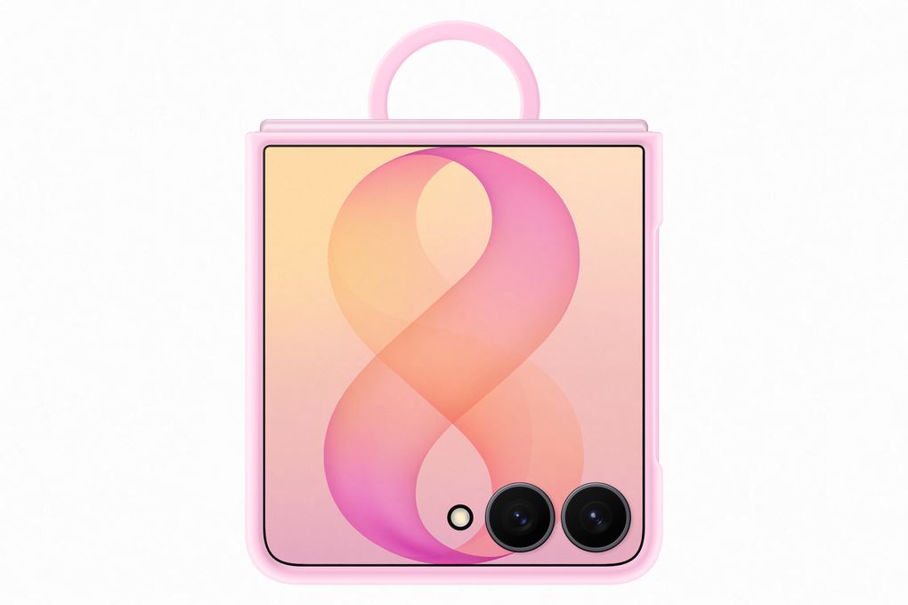 Ốp lưng Galaxy Z Flip8 Magnet Kèm Vòng Silicone PC SAMSUNG Màu Hồng