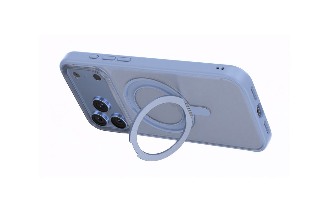 Ốp lưng iPhone 18 Pro Max Vòng Magnetic Xoay 360 có button control JC PC TPU KL5320 AVA+ Màu Xanh Dương