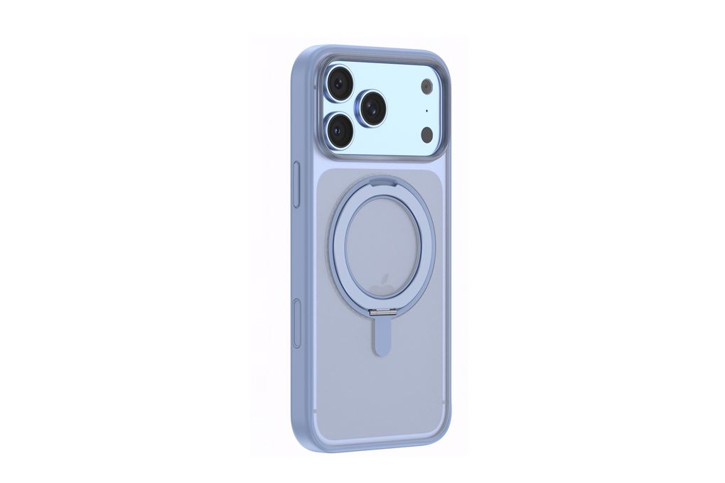 Ốp lưng iPhone 18 Pro Max Vòng Magnetic Xoay 360 có button control JC PC TPU KL5320 AVA+ Màu Xanh Dương