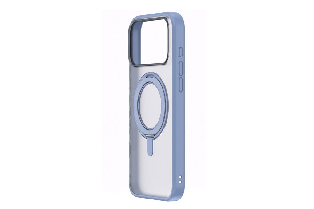 Ốp lưng iPhone 18 Pro Max Vòng Magnetic Xoay 360 có button control JC PC TPU KL5320 AVA+ Màu Xanh Dương