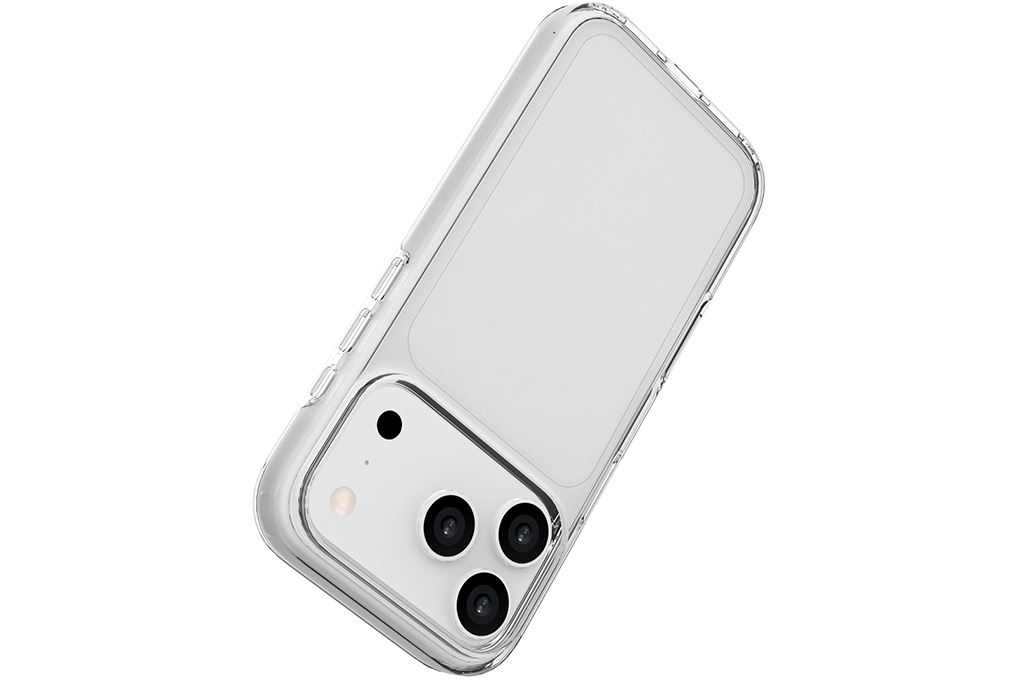 Ốp lưng iPhone 18 Pro Max có button control Bayer II PC TPU AVA+ OCM17004C Màu Trắng