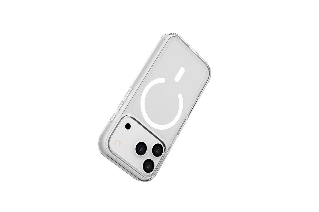Ốp lưng iPhone 18 Pro Max Magnetic có button control Bayer II PC TPU AVA+ OCM17004A Màu Trắng