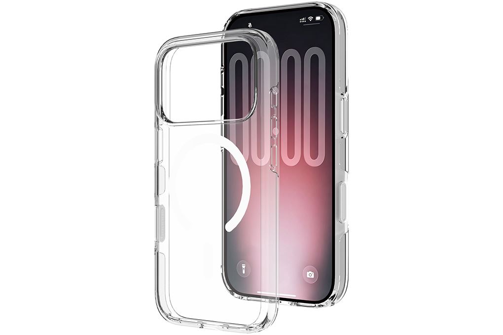 Ốp lưng iPhone 18 Pro Max Magnetic có button control Bayer II PC TPU AVA+ OCM17004A Màu Trắng