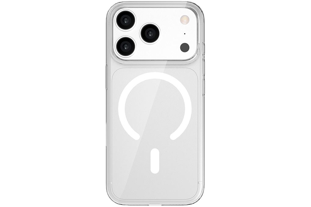 Ốp lưng iPhone 18 Pro Max Magnetic có button control Slim Kong 1.2mm PC AVA+ OCM17016A Màu Trắng