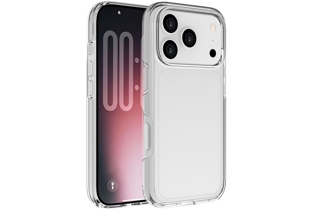 Ốp lưng iPhone 18 Pro có button control Bayer II PC TPU AVA+ OCM17004D Màu Trắng