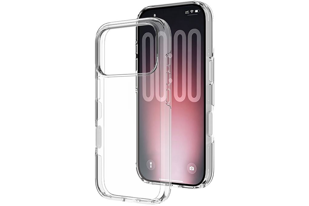 Ốp lưng iPhone 18 Pro có button control Bayer II PC TPU AVA+ OCM17004D Màu Trắng