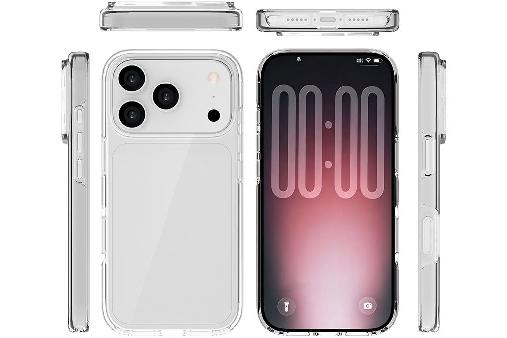 Ốp lưng iPhone 18 Pro có button control Bayer II PC TPU AVA+ OCM17004D Màu Trắng
