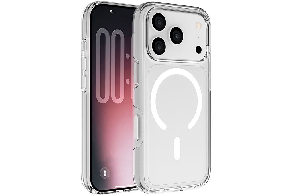 Ốp lưng iPhone 18 Pro Magnetic có button control Bayer II PC TPU AVA+ OCM17004B Màu Trắng
