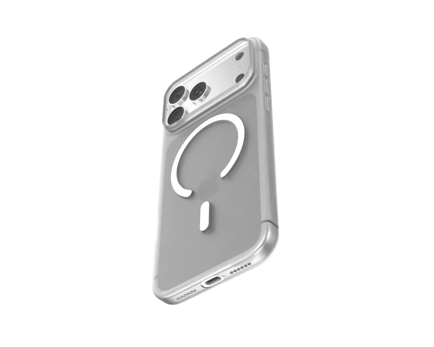 Ốp lưng iPhone 18 Pro Max Magnetic JC Slim PP 0.7mm TES7903 AVA+ Màu Trắng