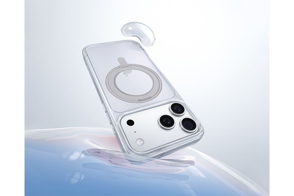 Ốp lưng iPhone 18 Pro Vòng Magnetic Xoay 360 có button control JC PC TPU KL6501 AVA+ Màu Trắng