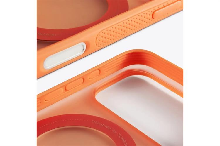 Ốp lưng Magnetic 360 Stand iPhone 17 Pro Max TPU PC TORRAS ONEO Màu Cam