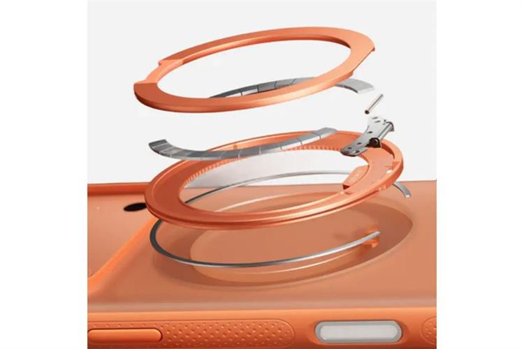 Ốp lưng Magnetic 360 Stand iPhone 17 Pro Max TPU PC TORRAS ONEO Màu Cam