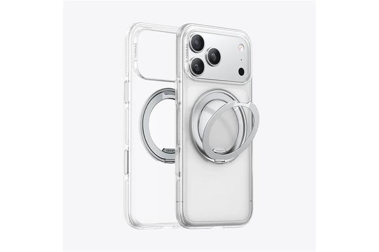 Ốp lưng Magnetic 360 Stand iPhone 17 Pro Max TPU PC TORRAS ONEO Màu Trắng