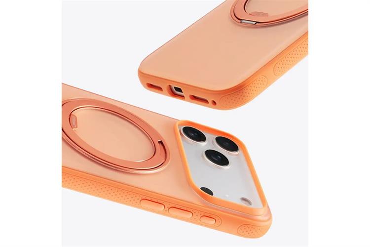 Ốp lưng Magnetic 360 Stand iPhone 17 Pro TPU PC TORRAS ONEO Màu Cam