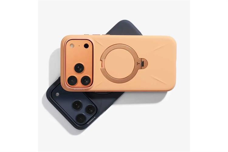 Ốp lưng Magnetic 360 Stand iPhone 17 Pro Max TPU PC TORRAS Q3 MONO Màu Cam