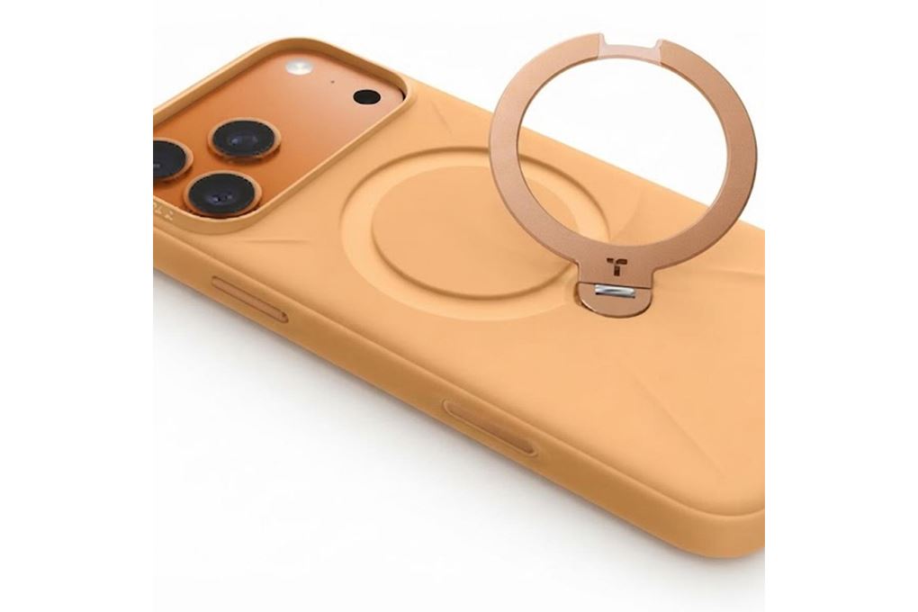 Ốp lưng Magnetic 360 Stand iPhone 17 Pro Max TPU PC TORRAS Q3 MONO Màu Cam