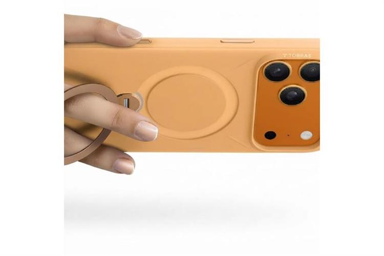 Ốp lưng Magnetic 360 Stand iPhone 17 Pro Max TPU PC TORRAS Q3 MONO Màu Cam