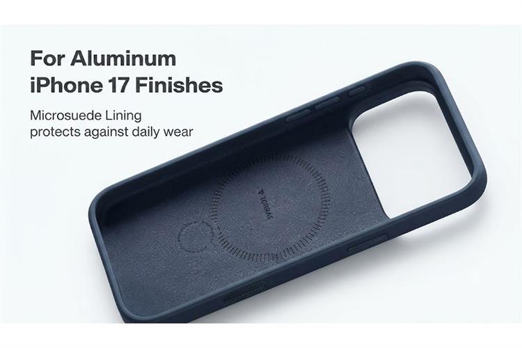 Ốp lưng Magnetic 360 Stand iPhone 17 Pro Max TPU PC TORRAS Q3 MONO Màu Xanh Dương