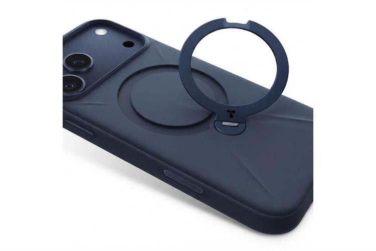 Ốp lưng Magnetic 360 Stand iPhone 17 Pro Max TPU PC TORRAS Q3 MONO Màu Xanh Dương