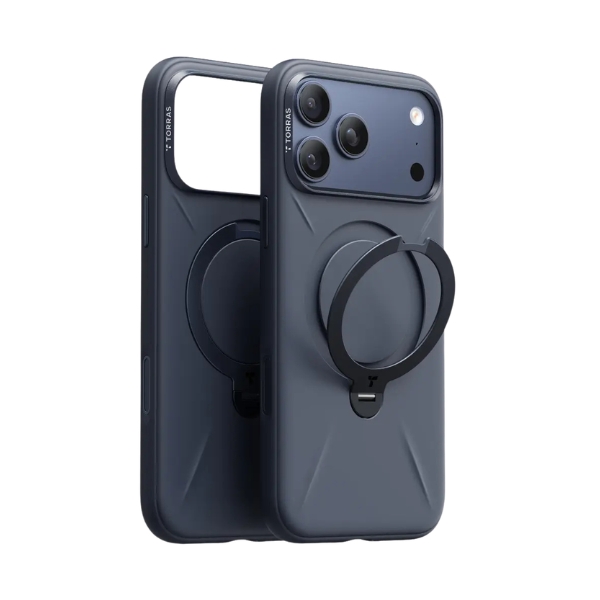 Ốp lưng Magnetic 360 Stand iPhone 17 Pro TPU PC TORRAS Q PRO