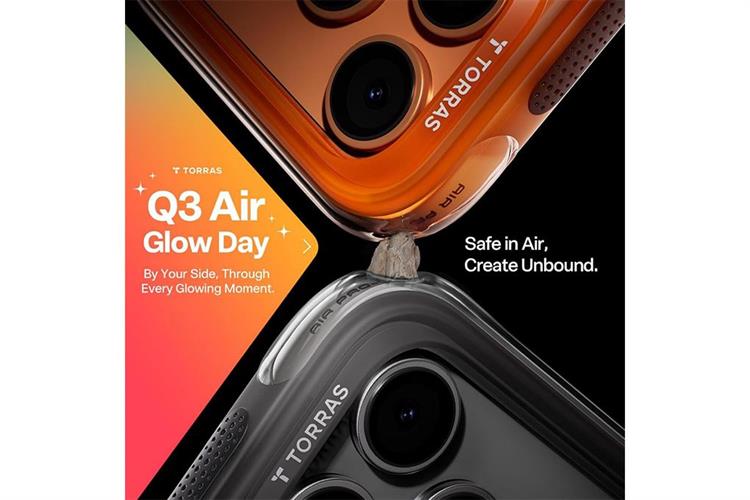 Ốp lưng Magnetic 360 Stand iPhone 17 Pro PU PC TORRAS Q3 AIR Màu Đen