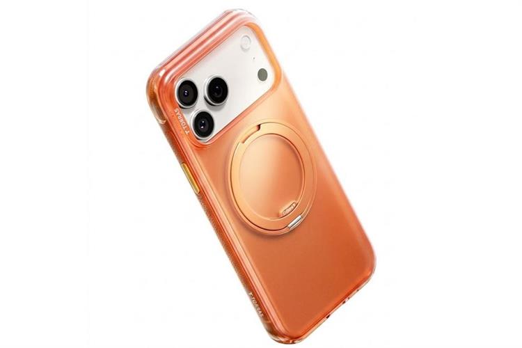 Ốp lưng Magnetic 360 Stand iPhone 17 Pro Max TPU PC TORRAS O3 AIR Màu Cam