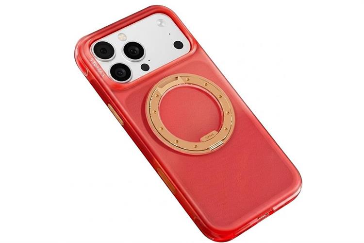 Ốp lưng Magnetic 360 Stand iPhone 17 Pro Max TPU PC TORRAS O3 AIR Màu đỏ