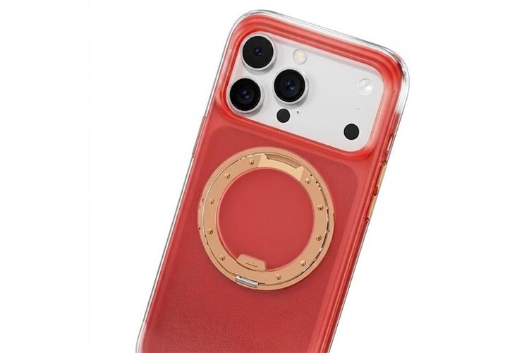 Ốp lưng Magnetic 360 Stand iPhone 17 Pro Max TPU PC TORRAS O3 AIR Màu đỏ