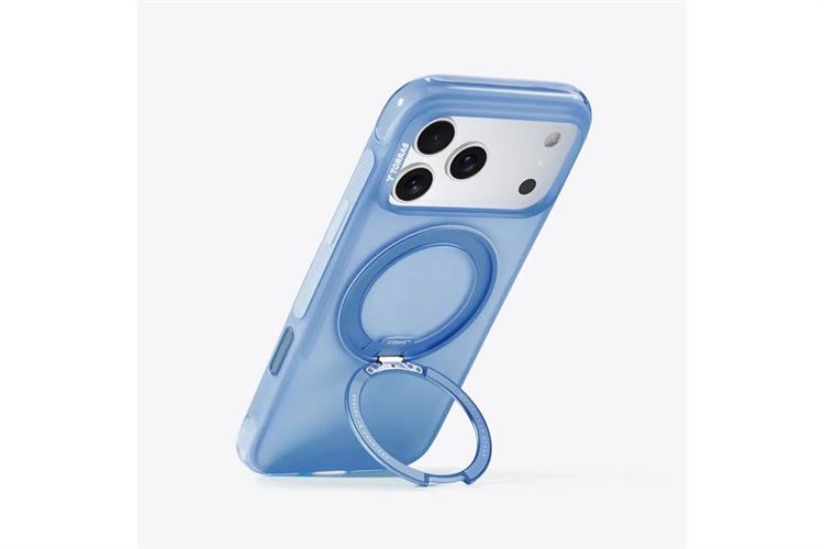 Ốp lưng Magnetic 360 Stand iPhone 17 Pro Max TPU PC TORRAS O3 AIR Màu Xanh Dương