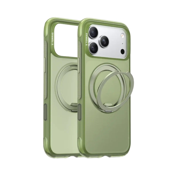 Ốp lưng Magnetic 360 Stand iPhone 17 Pro Max TPU PC TORRAS O3 AIR