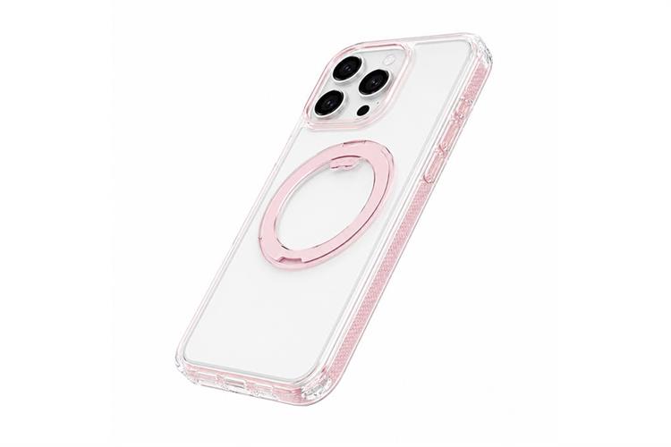 Ốp lưng Magnetic 360 Stand iPhone 17 Pro TPU PC TORRAS O3L Màu Hồng