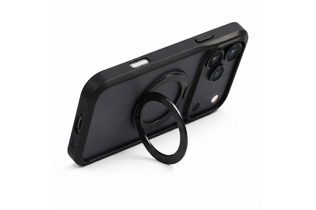 Ốp lưng Magnetic 360 Stand iPhone 17 Pro Max TPU PC TORRAS O1S Màu Đen