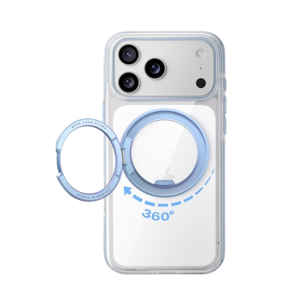Ốp lưng Magnetic 360 Stand iPhone 17 Pro Max TPU PC TORRAS O3L