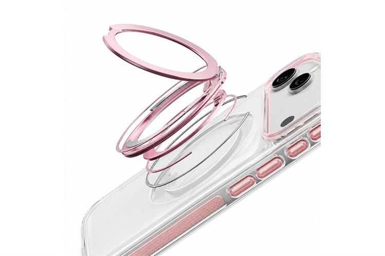 Ốp lưng Magnetic 360 Stand iPhone 17 Pro Max TPU PC TORRAS O3L Màu Hồng