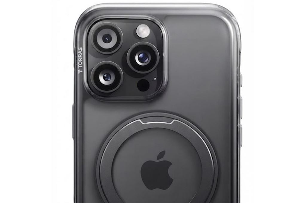Ốp lưng Magnetic 360 Stand iPhone 16 Pro TPU PC TORRAS O3 AIR Màu Đen